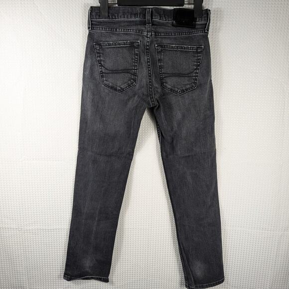 Hollister Slim Straight Jeans 28x30 Gray Wash Epic Flex Stretch Denim Men’s - Picture 2 of 5